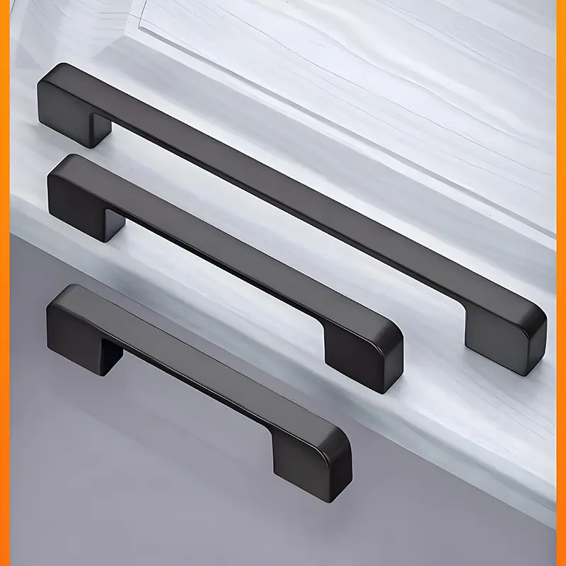 Manija de puerta personalizada de fábrica OEM de fundición a presión de aleación de aluminio de aleación de zinc (7)