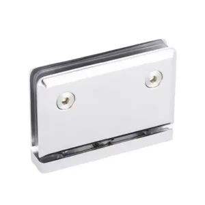 Abrazadera de esquina de vidrio de ducha de 0 grados para baño