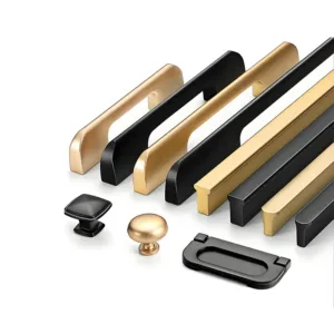 Manija de puerta personalizada de fábrica OEM de fundición a presión de aleación de aluminio de aleación de zinc